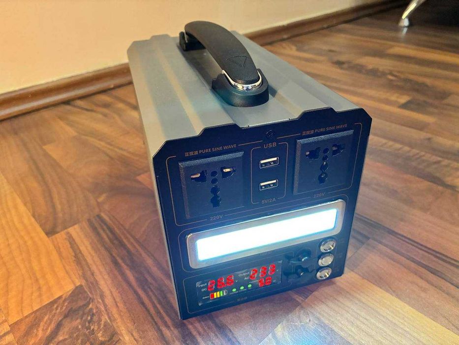 Портативная электростанция с LiFePO4. ИБП для котла, 500 Вт / 540 Вт.ч