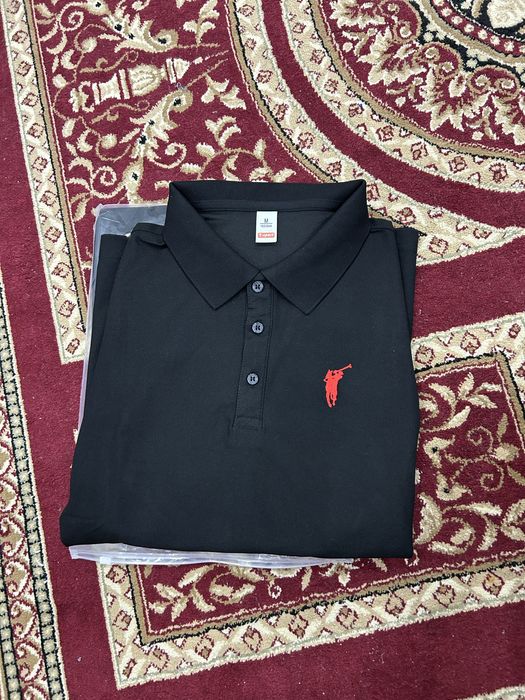 Футболка polo черная