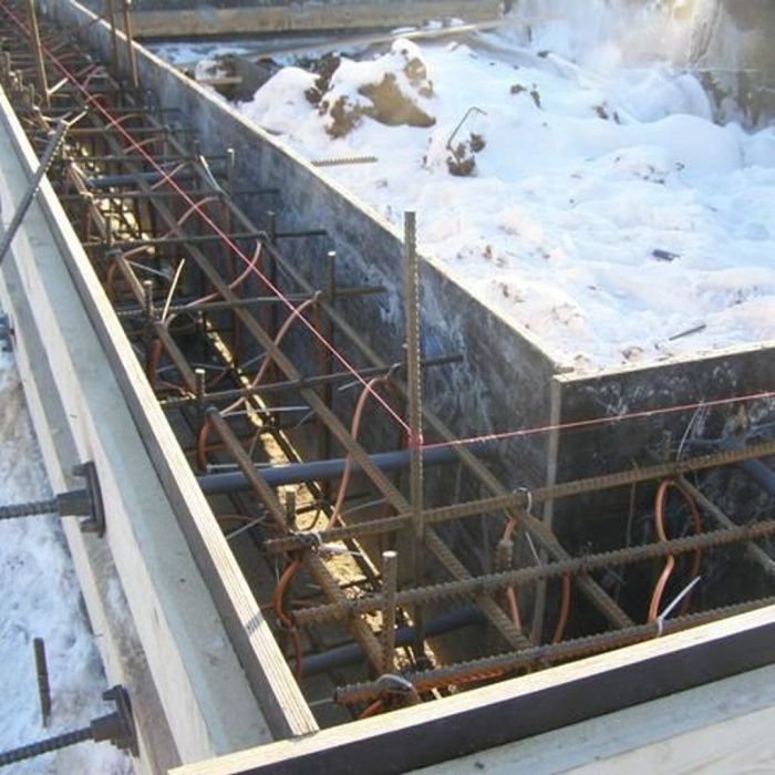 Зимний прогрев бетона / Провод для обогрева бетона