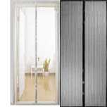 Perdea ALBA neagra plasa anti-insecte inchidere magnetica 120*210cm