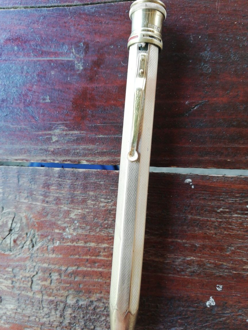 Creion mecanic  placat cu aur