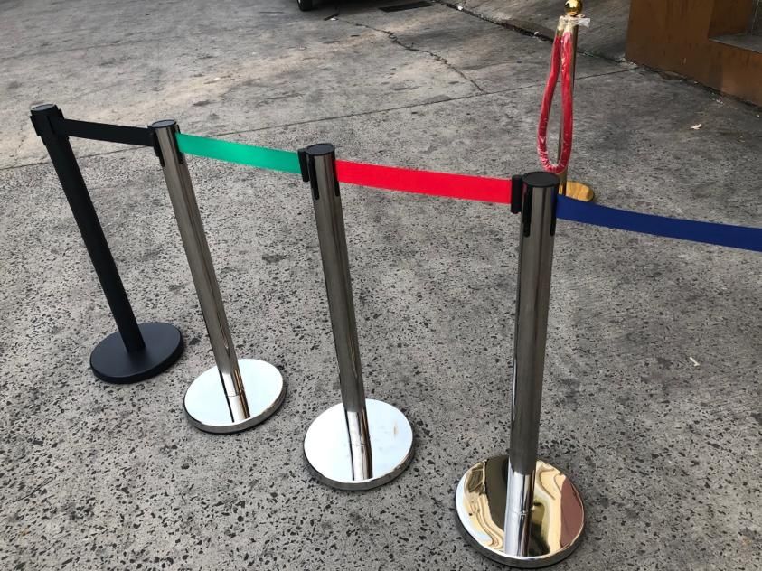 Стойки ленточные ограждения парковочные лента ограничители барьер