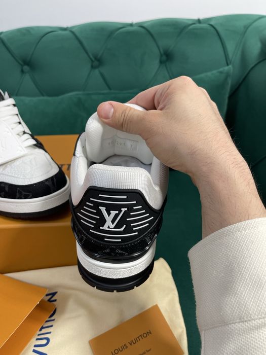 Adidasi Louis Vuitton piele naturala 100% Full Box colectie noua