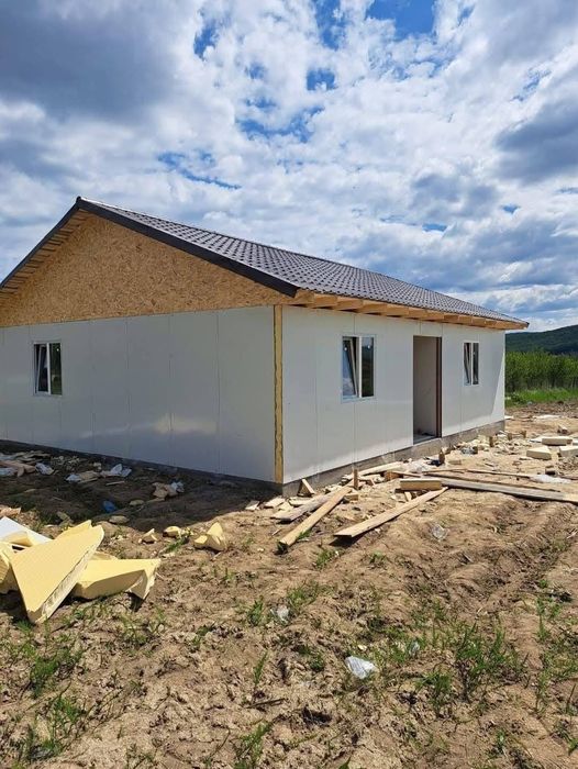 Casa modulara pe structura metalica – montaj rapid si sigur