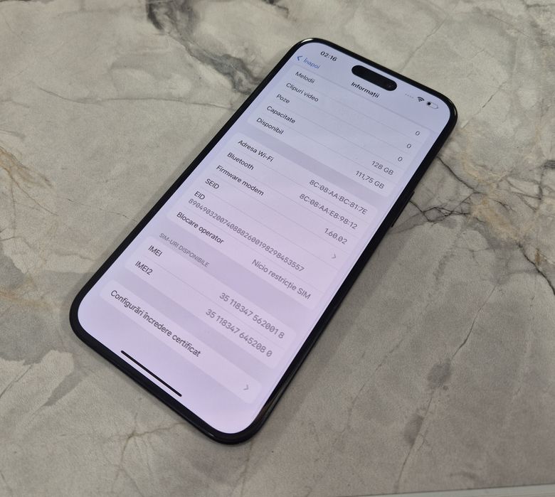 iPhone 16 Plus 128GB. 99% Bateria