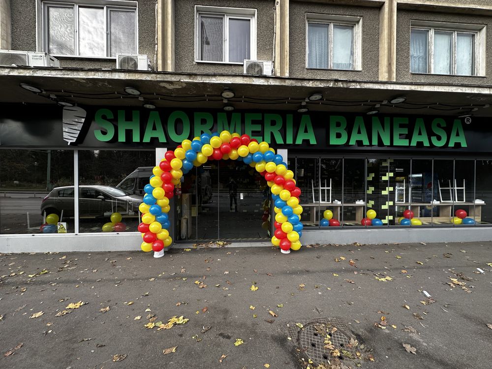 Arcada din  baloane | Stalpi din baloane