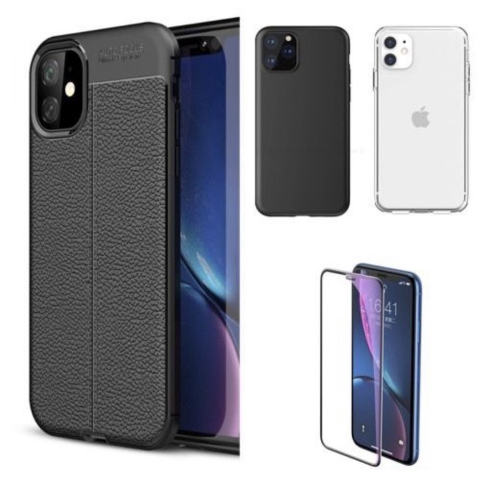 Iphone 11 PRO MAX Pack Full Husa Silicon + Folie Sticla Tempered 9H