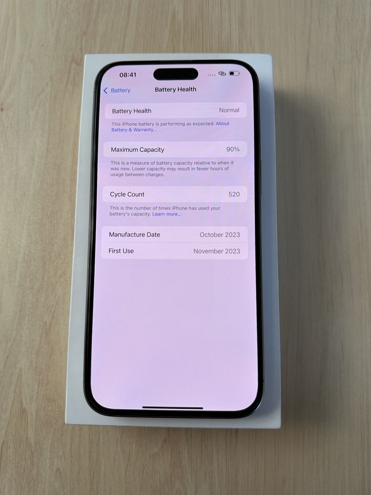 iPhone 15 Pro Max | 256GB | Natural Titanium | 90% Battery | Ca nou