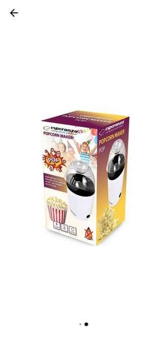 Aparat de facut popcorn,indicator luminos, putere 1200 W, nou