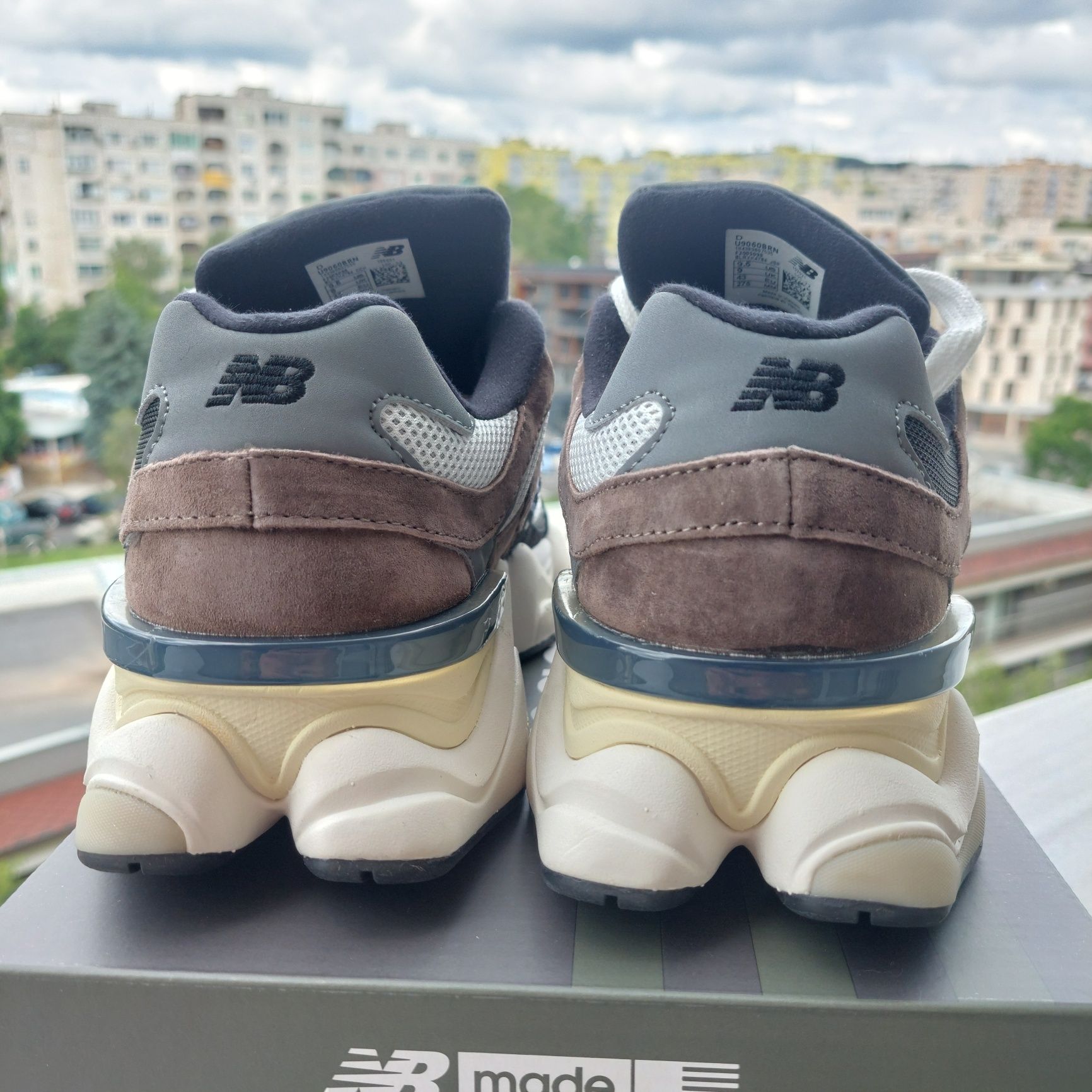 New Balance 9060 Black and Brown