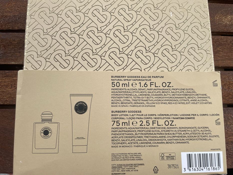 The Goddess-подаръчен комплект на Burberry