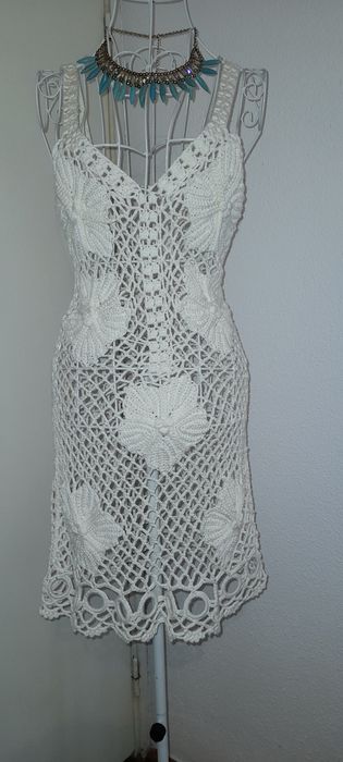 Rochie de plaja crosetata
