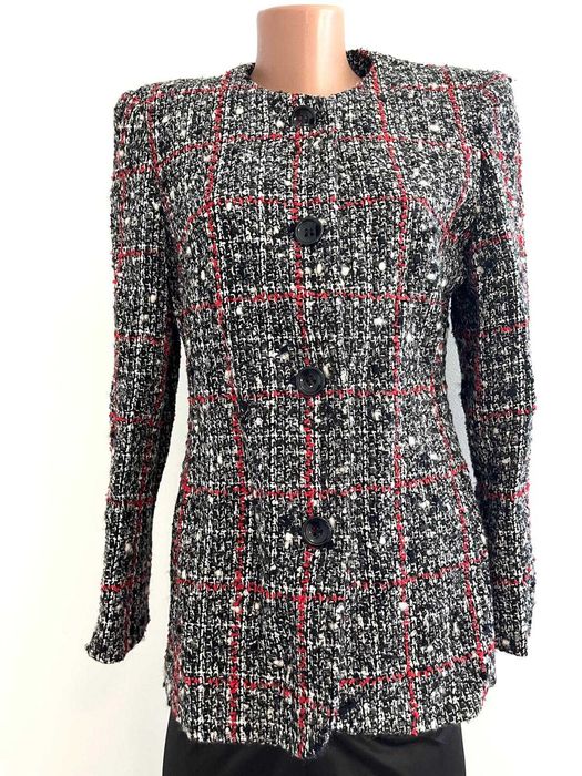 Sacou tweed Madeleine, 72% lână, mărimea 38