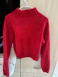 Дамски червен пуловер H&M