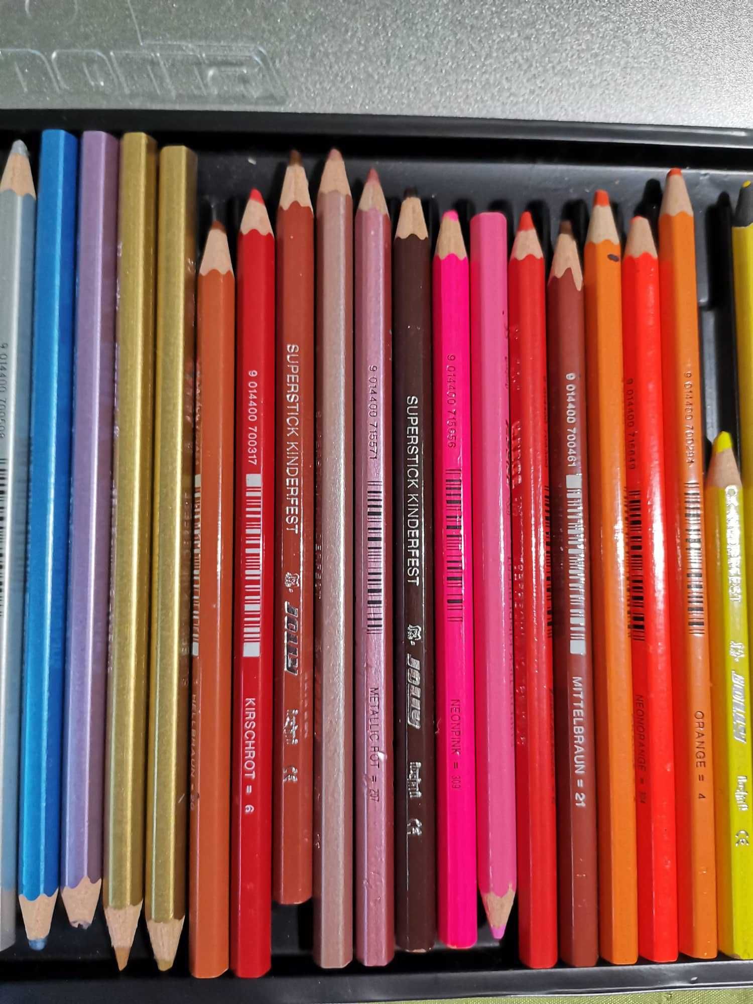 JOLLY  - цветни моливи и JOLLY - пастели+подарък бои 12 цвята