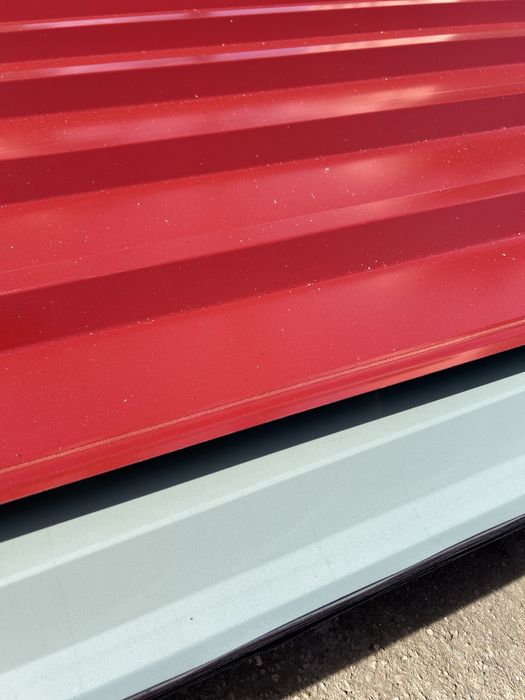 Tablă Cutată Roșu Mat Lucios T35 RAL3010 2m 4m 6m pentru acoperiș gard