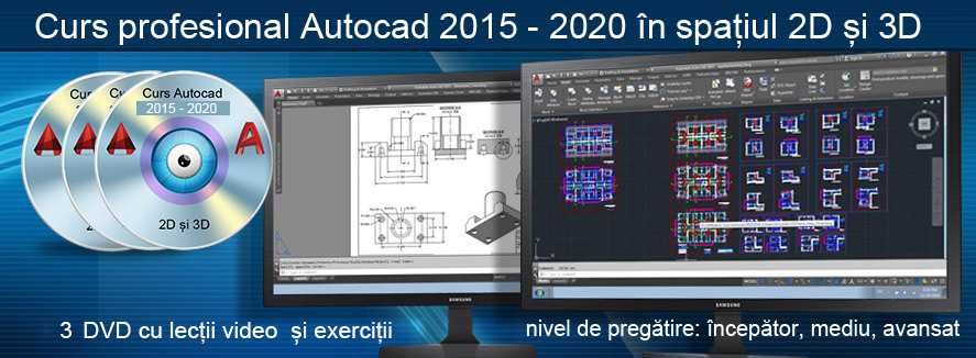 Cursuri Autodesk Autocad 3D Studio Max Inventor Desen tehnic