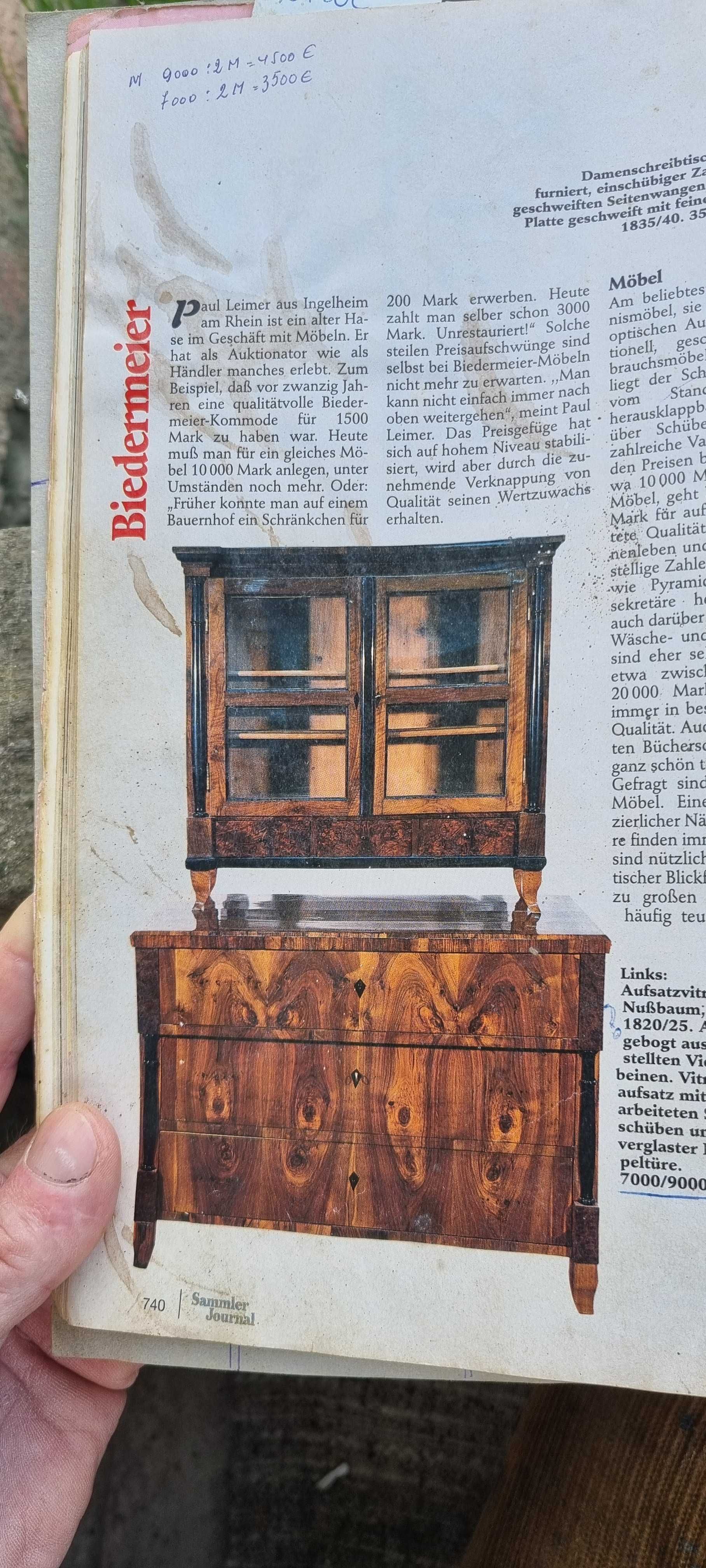 Vând mobilier vechi modelul Biedermeier