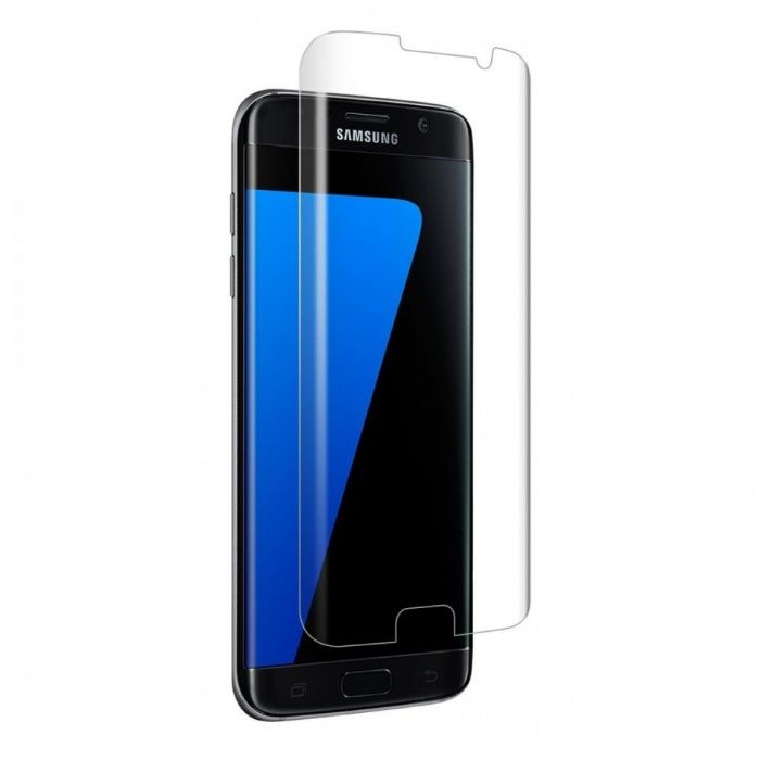 Folie de sticla Samsung Galaxy S7 Edge, Clear Case Friendly