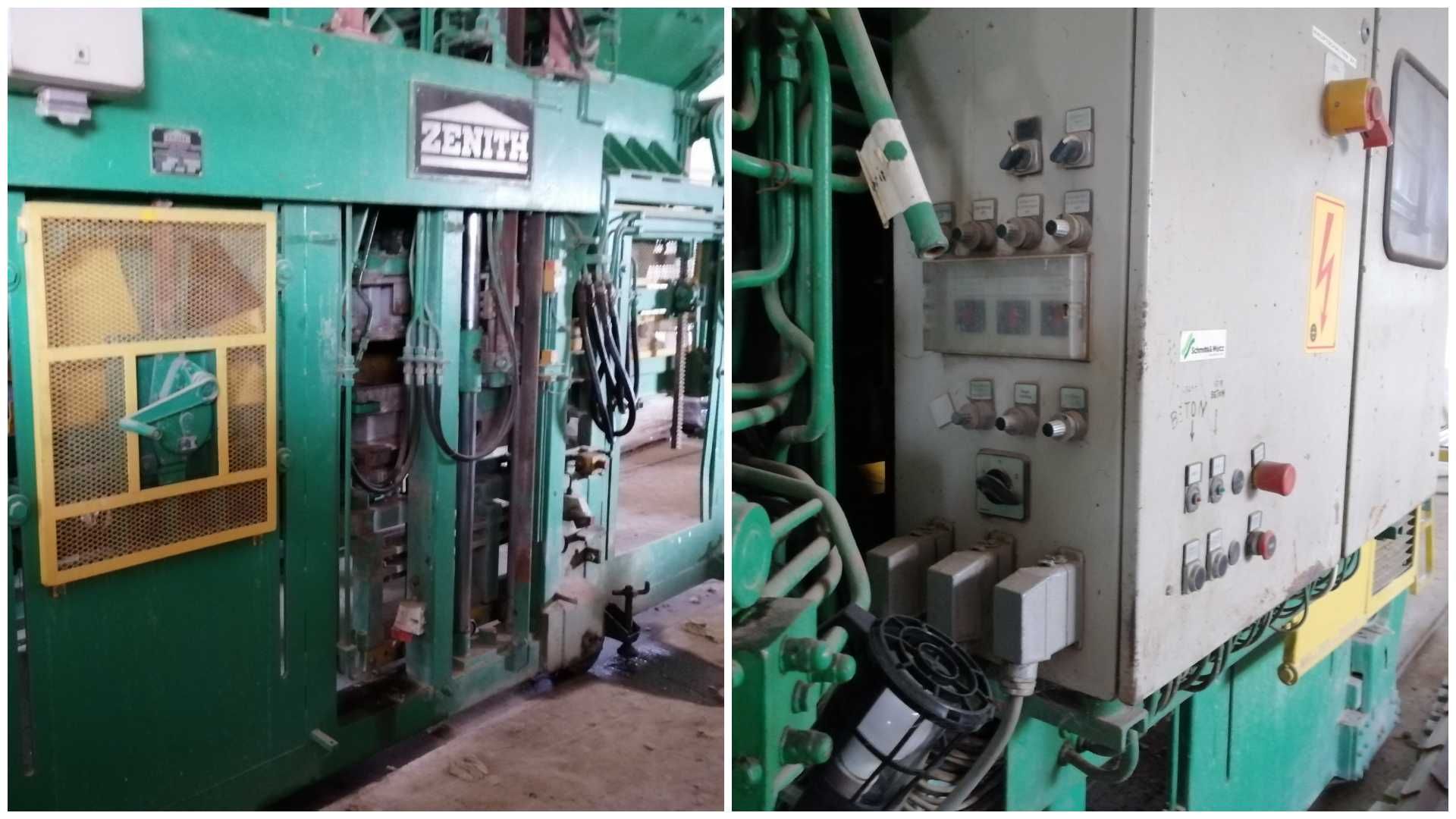 Maşină pentru fabricat pavele şi bolţari (beton vibro-presat)