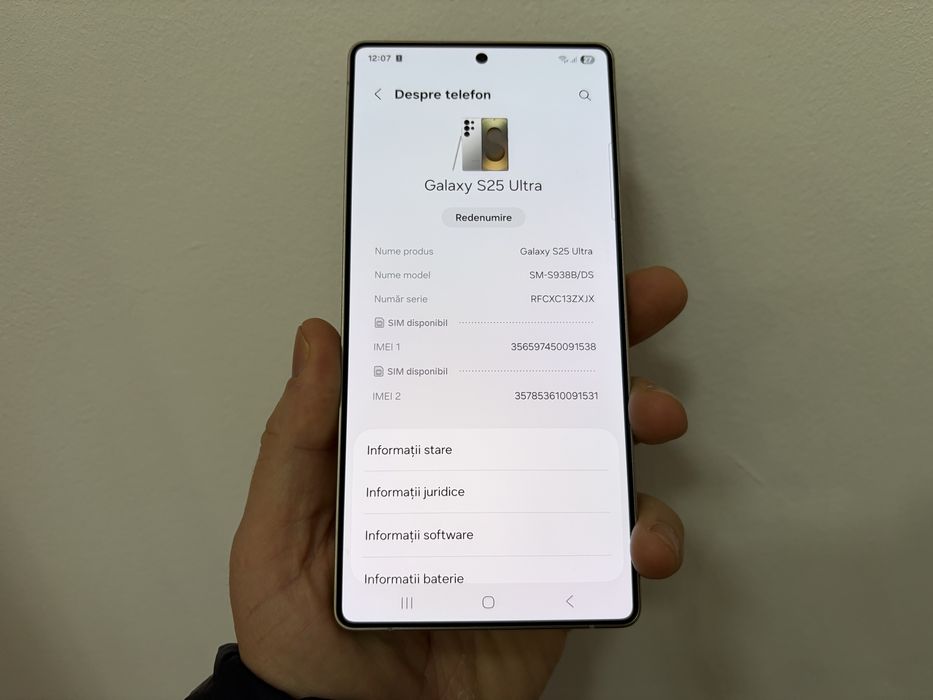 Samsung Galaxy S25 Ultra, 512 gb, 12 gb ram, 5G, Titanium Gray