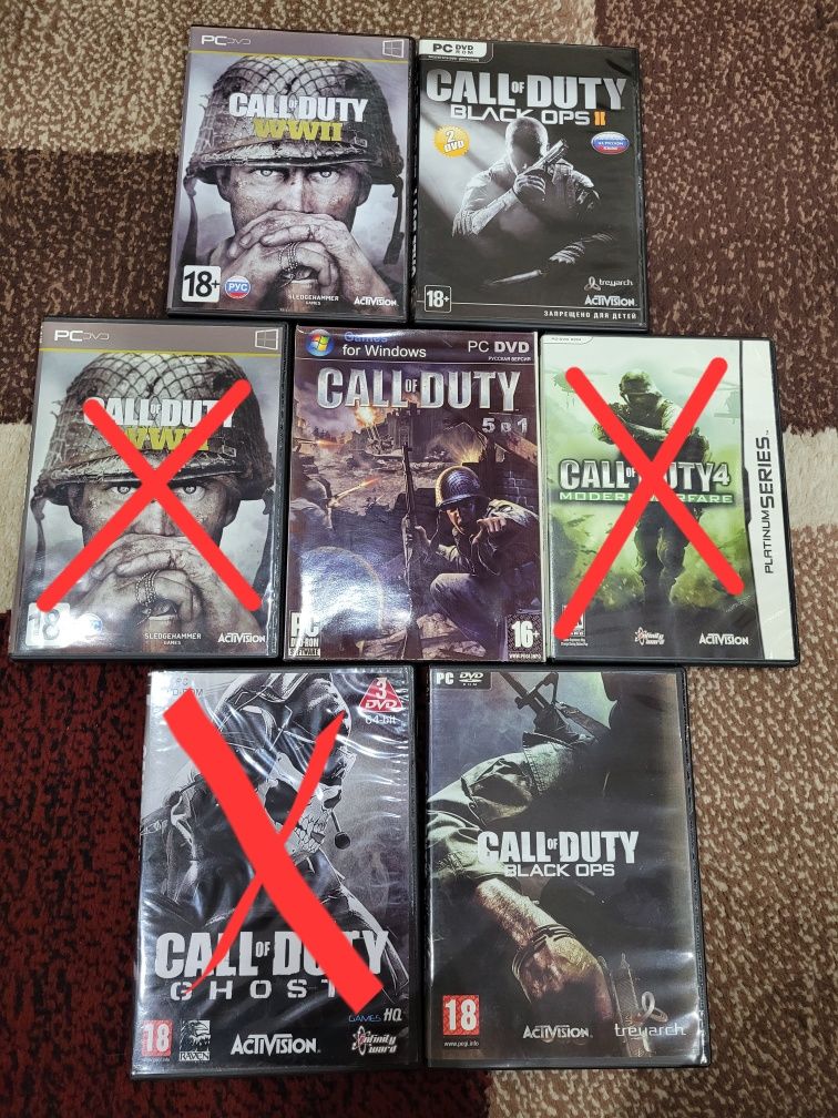 Игры для ПК на дисках