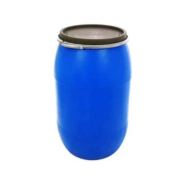Butoi plastic 120 L cu cerc metalic