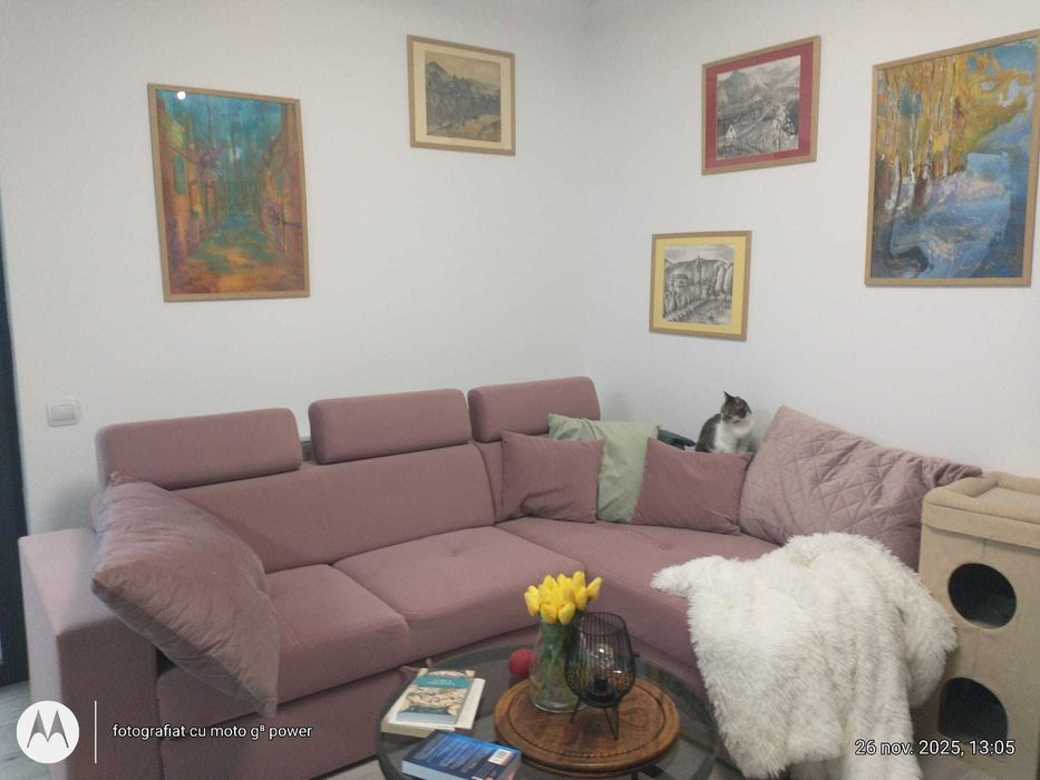 Coltar roz aproape nou, cumparat din fabrica Laguna-Sighet