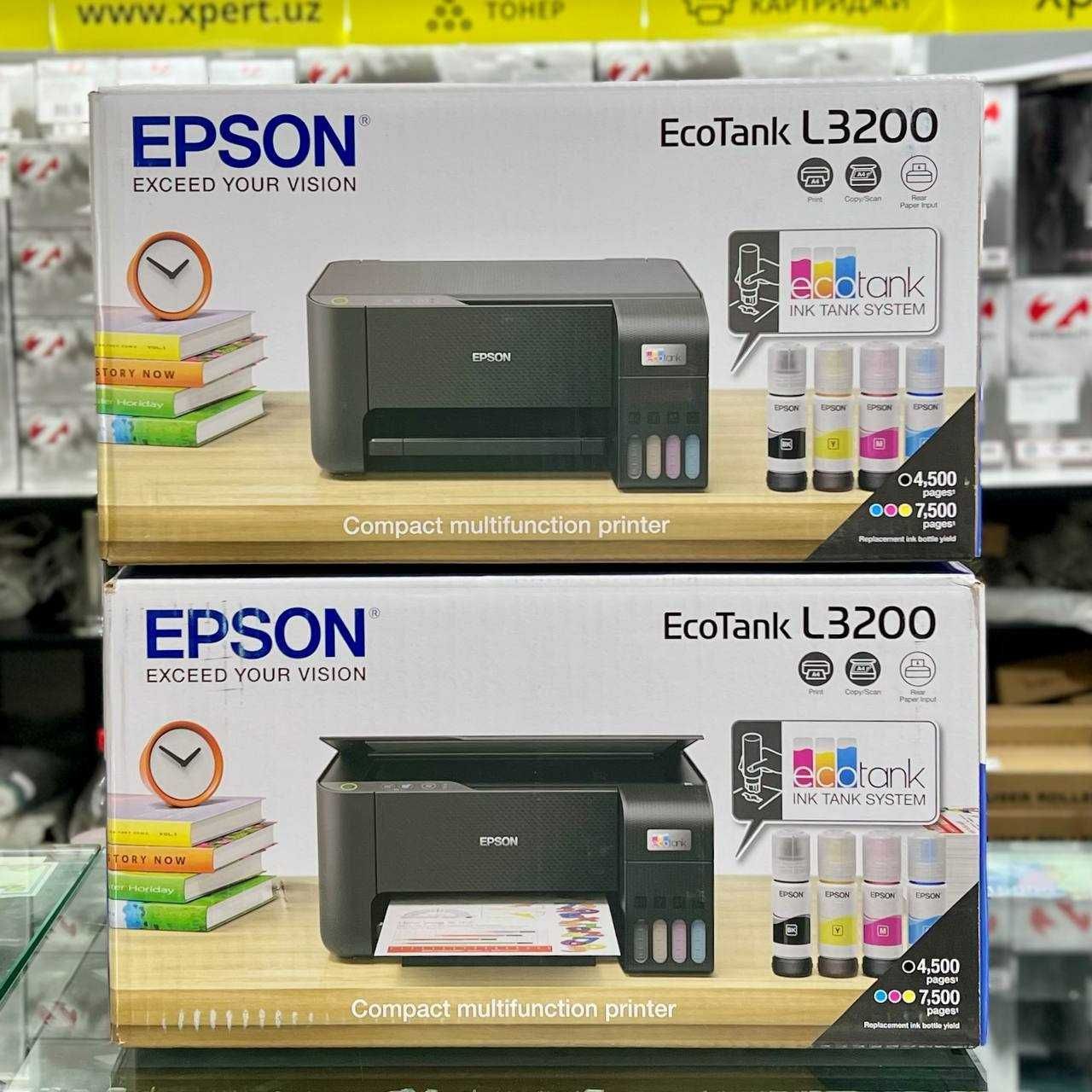 Принтер Epson L3200 (МФУ, А4, Струйный) Новый модель