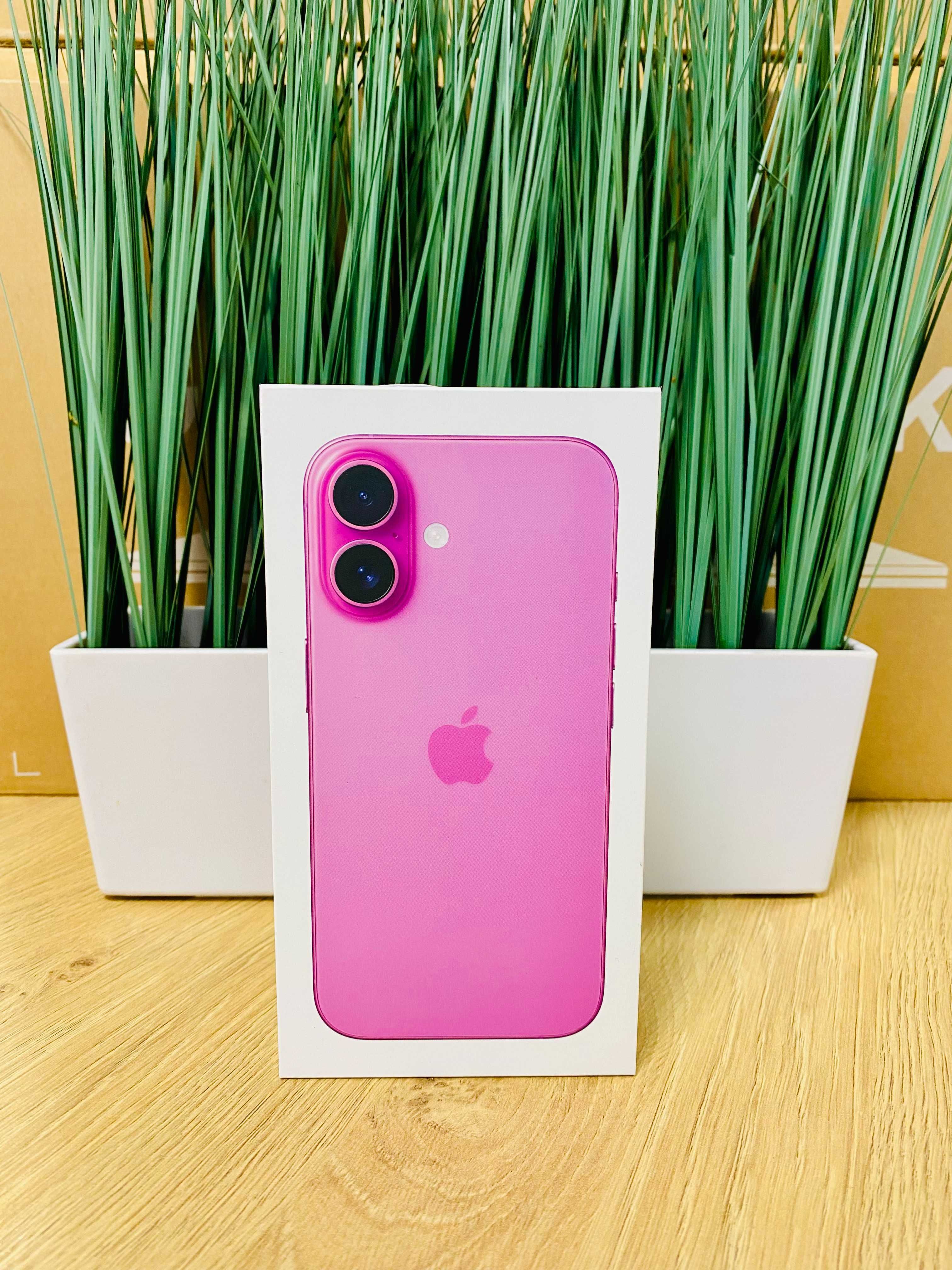 ЧИСТО НОВ !!! Apple iPhone 16, 128GB, 5G, Pink