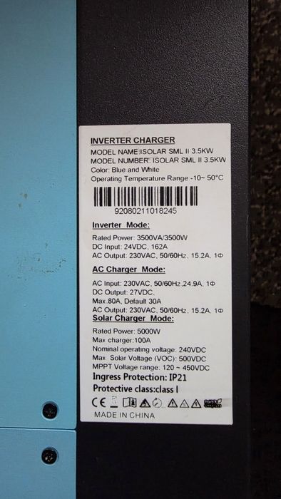 Inverter solar 3500w