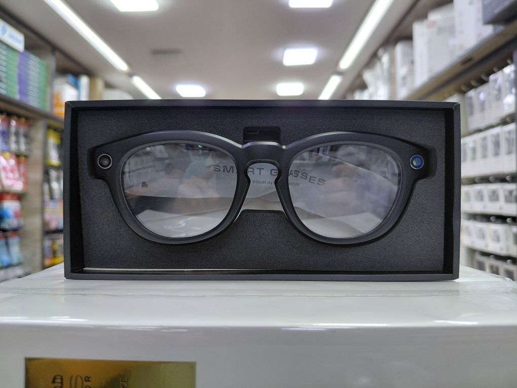 Умные очки с камерой / Smart glasses ( GS380 Black )