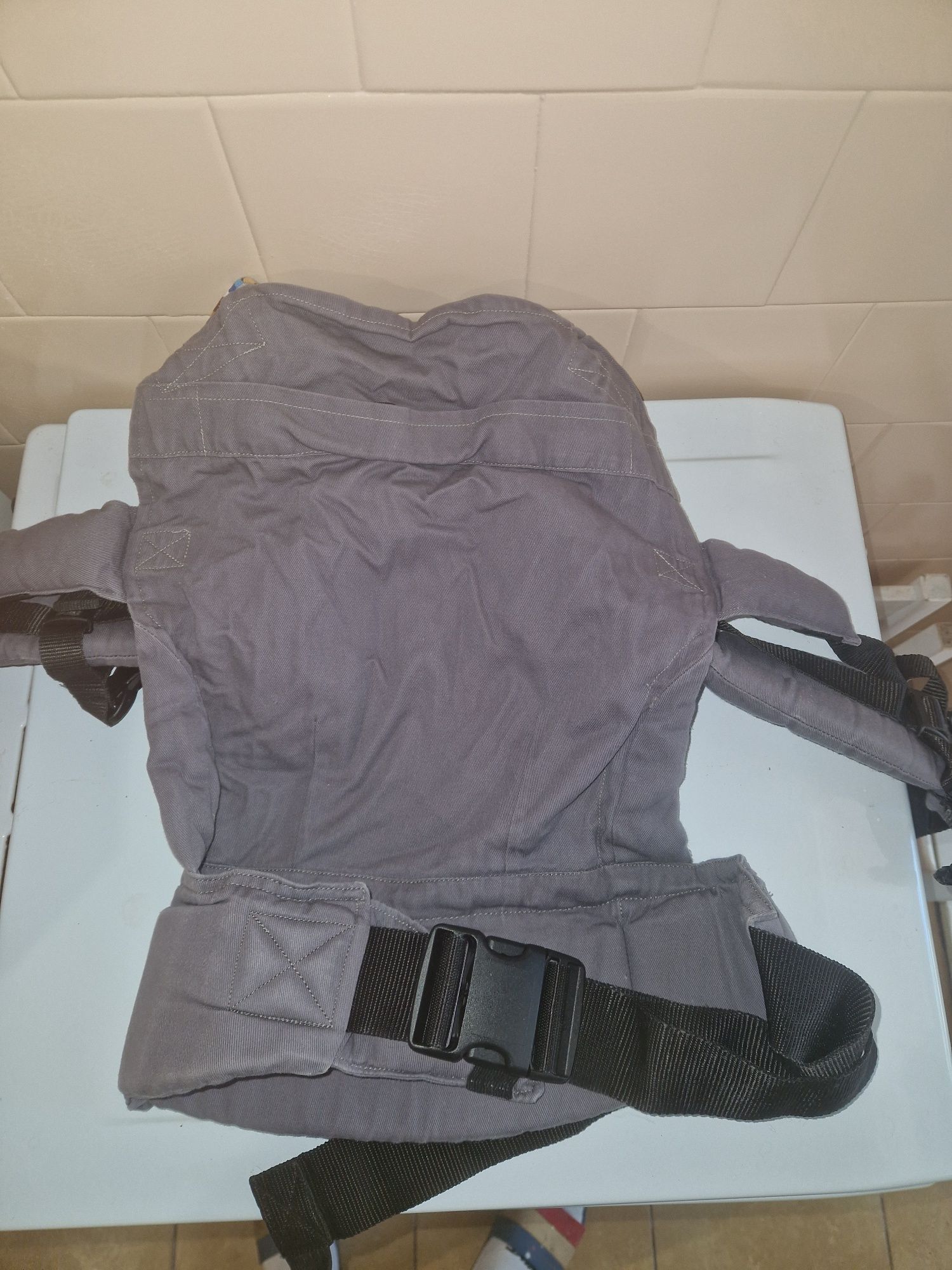 Marsupiu Bumbo Design Ergonomic Standard Monkeys + Protectii de Bretel