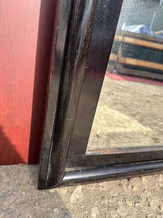 Oglinda Vintage de cristal cu rama din lemn masiv 200x65 cm