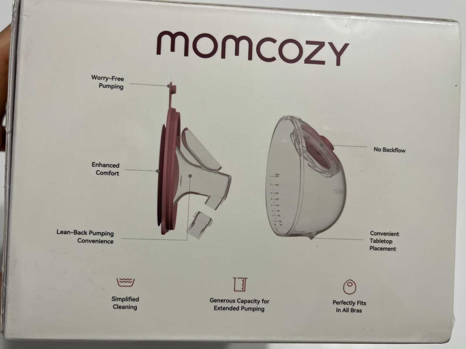 Momcozy V2 Pro Breast Pump - преносима помпа за кърма, болничен клас