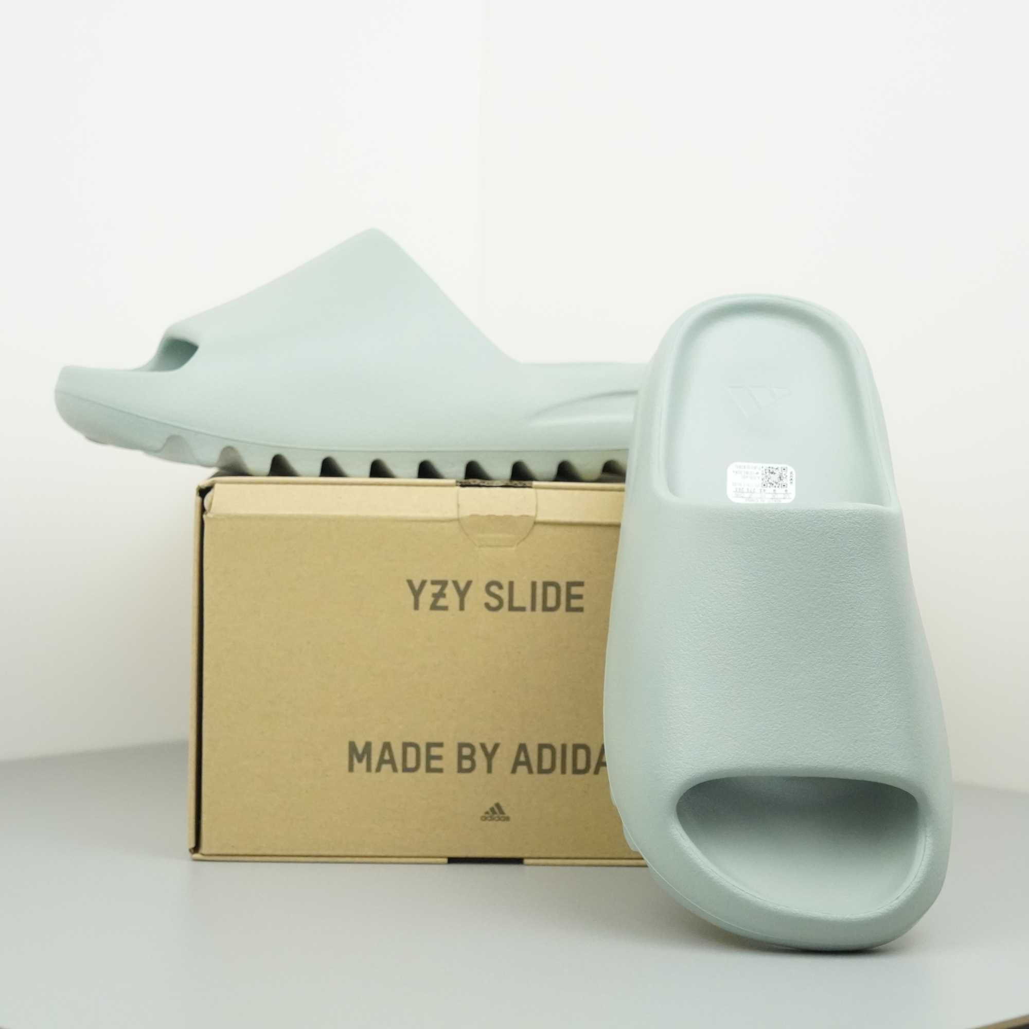 Yeezy Slides ( slate marine, azure, salt)