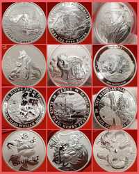Australia Perth Mint Black Flag monede lingou argint 999 pur