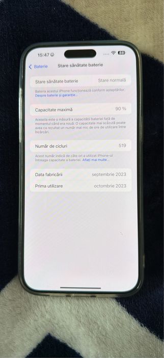 Iphone 15 pro max, Negru 256gb