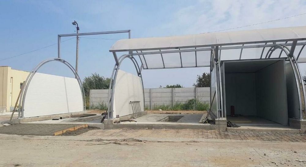 Vând hala metalica și spălătorie auto self service