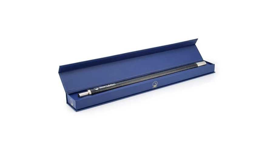 Set Narghilea Steamulation – Mâner + Furtun Carbon Negru/Albastru