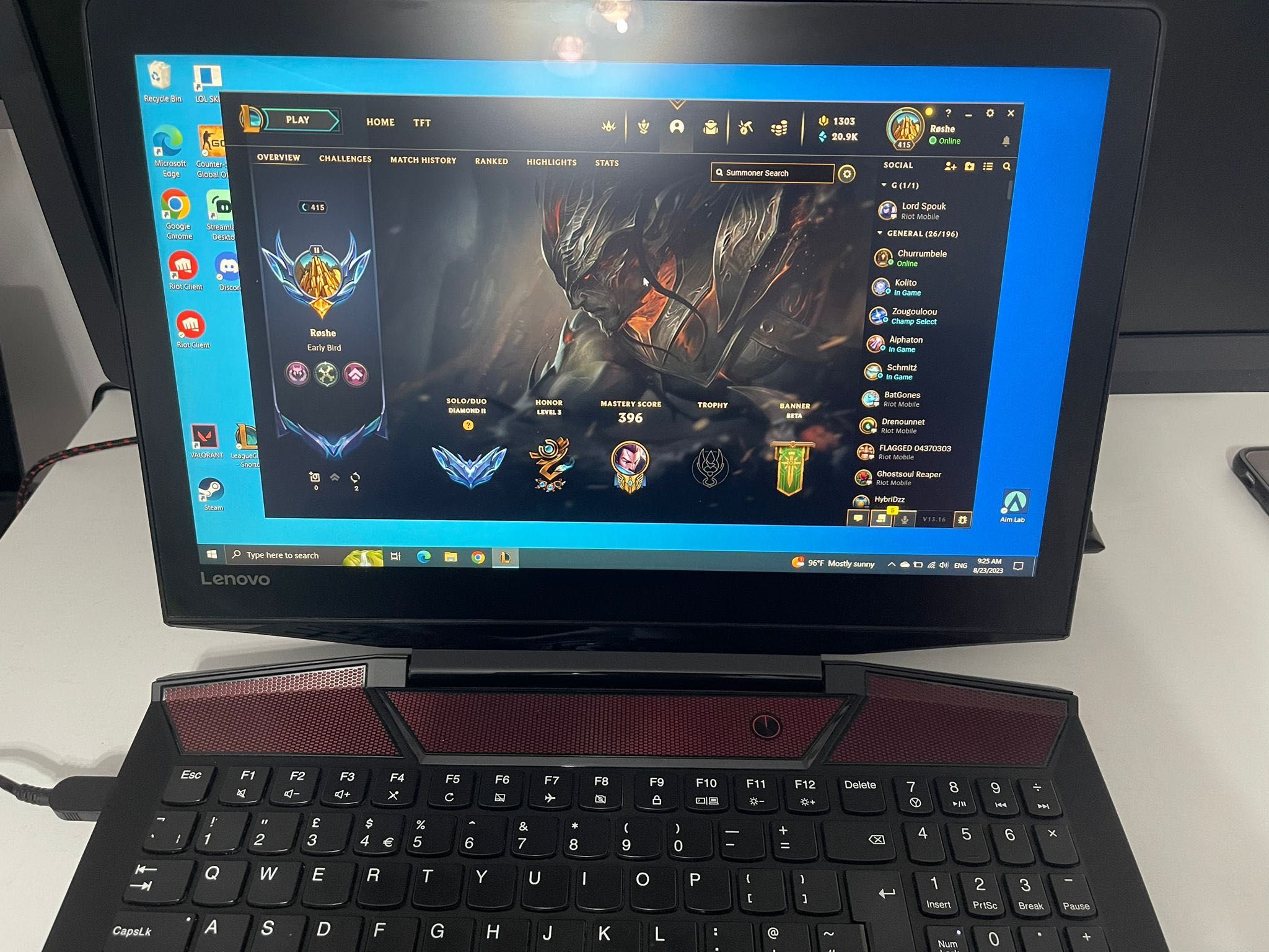 Laptop Lenovo Legion Gaming Y720