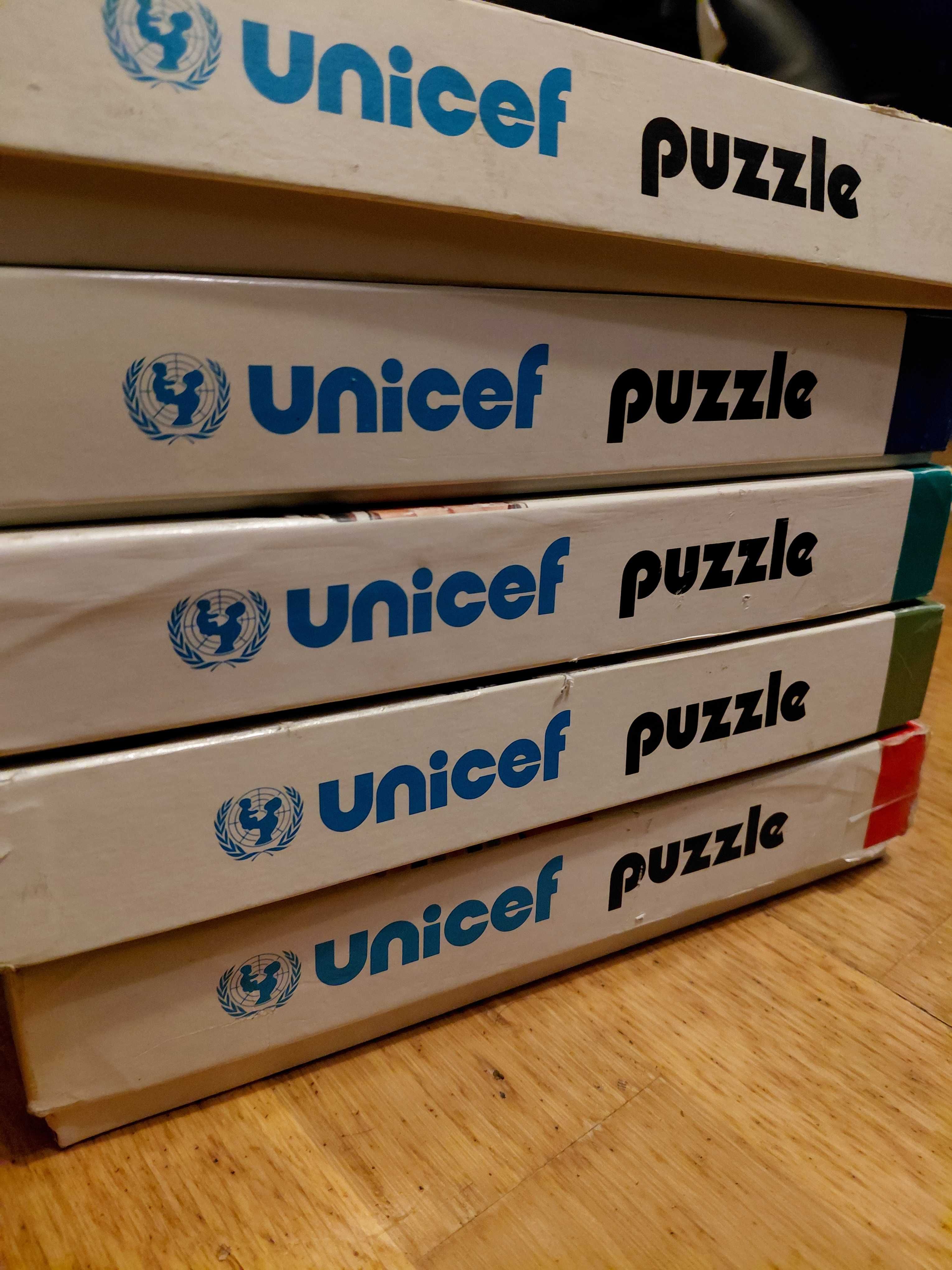 Unicef puzzle - Колекционерски пъзели - 5 бр.