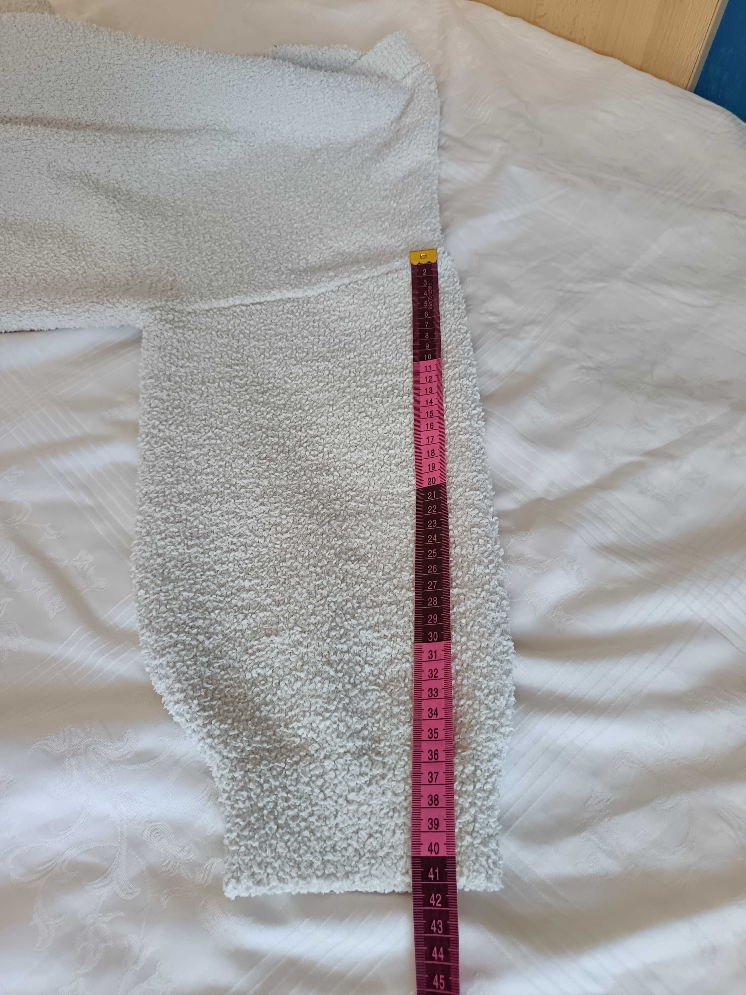 Cardigan texturat crem, H&M, mărime XL, nou