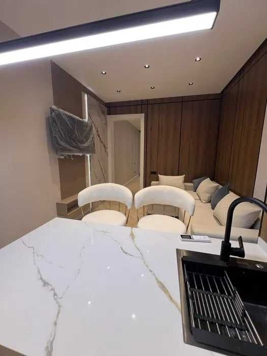 Charx Novza 1 комнатная 33м2 новый Люкс ремонт, кадастр есть