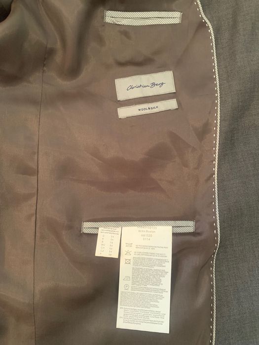 Christian Berg sacou lana si matase