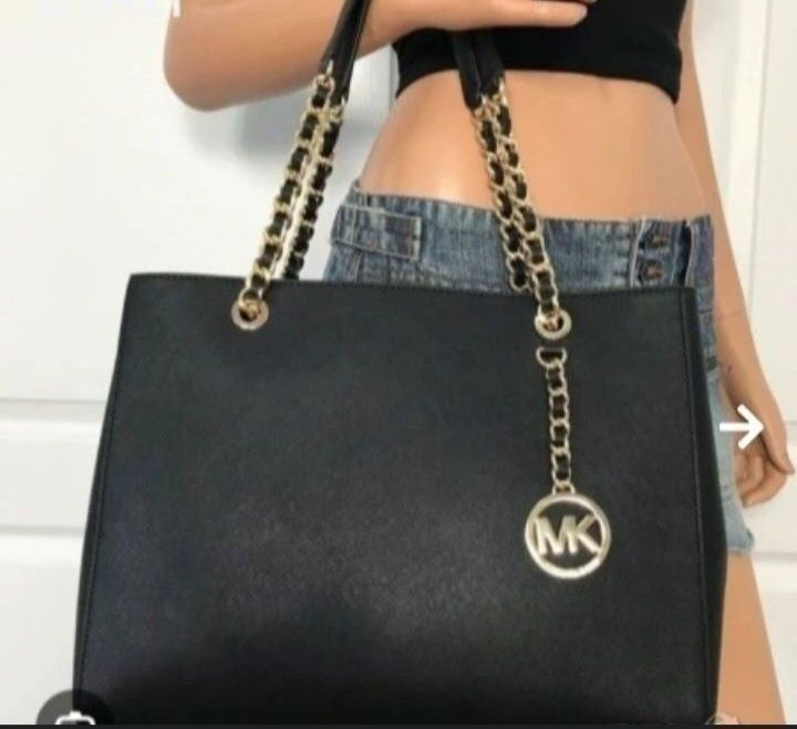 Michael Kors Saffiano Susannah tote дамска чанта