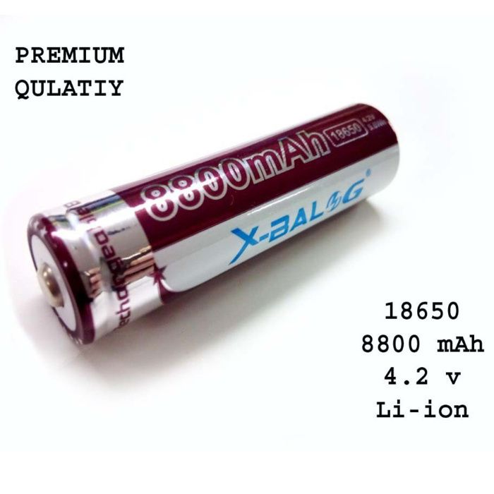 Акумулаторна батерия 18650 4.2 V 9,6 Wh, 8800mAh, X-Balog