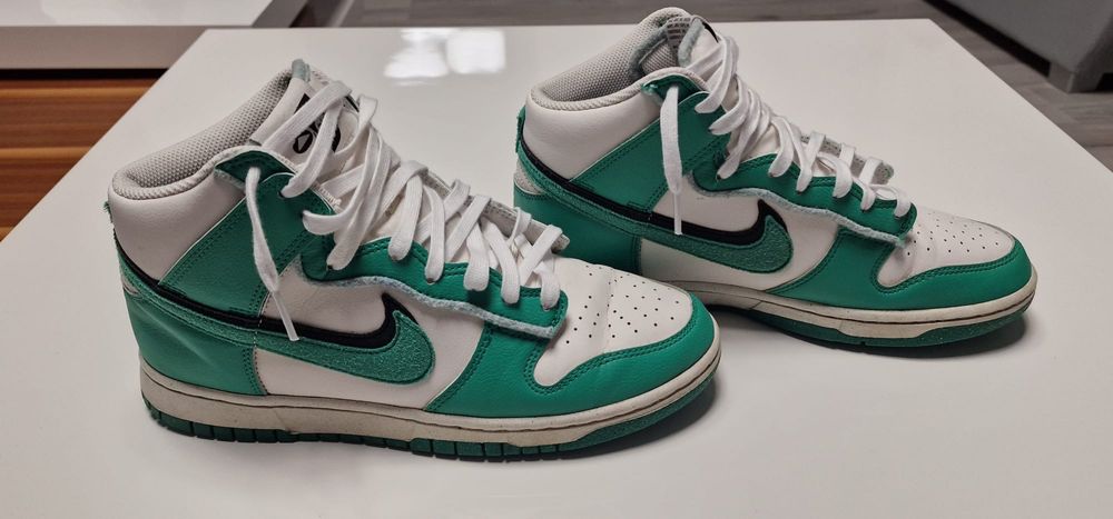 Dunk high verzi si albe