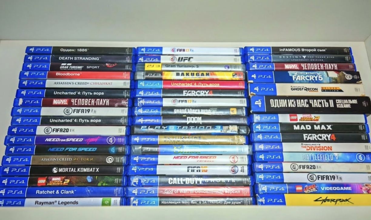 Распакованные игры PS3/PS4
