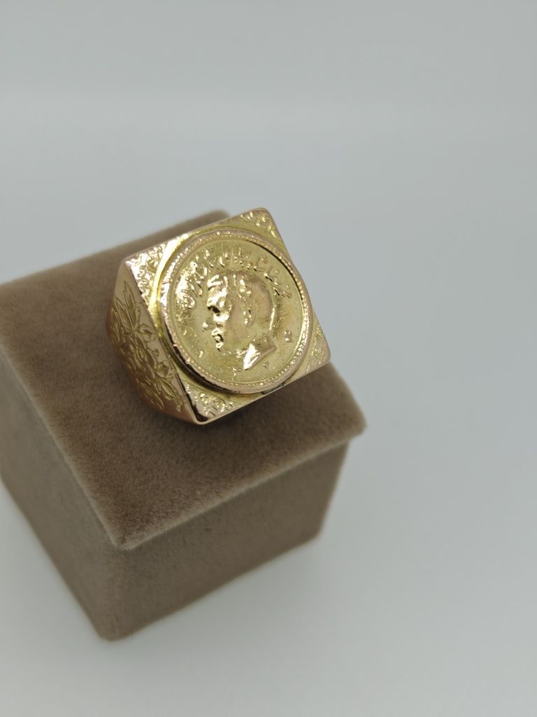 Ghiul aur cu moneda de 22k 15.51 (r)